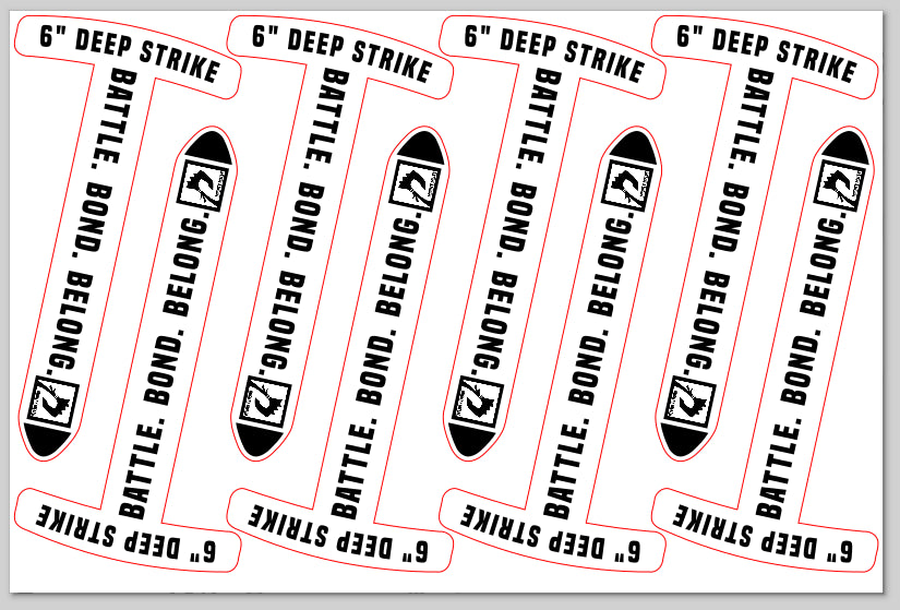 MMG: Deep Strike 6" Measuring Guage - Mighty Melee Games