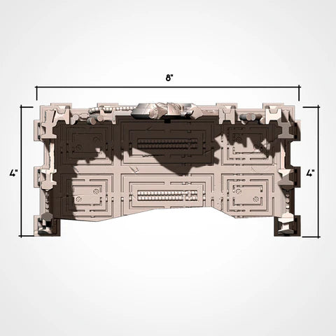 Txarli Industrial Ruins Terrain - 3D Printed - Mighty Melee Games