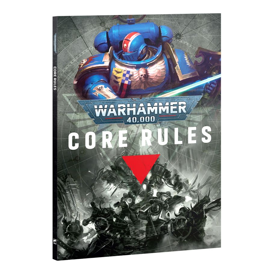 Warhammer 40,000 Starter Set by Games Workshop featuring core rules book and gaming components for Warhammer 40K tabletop game
