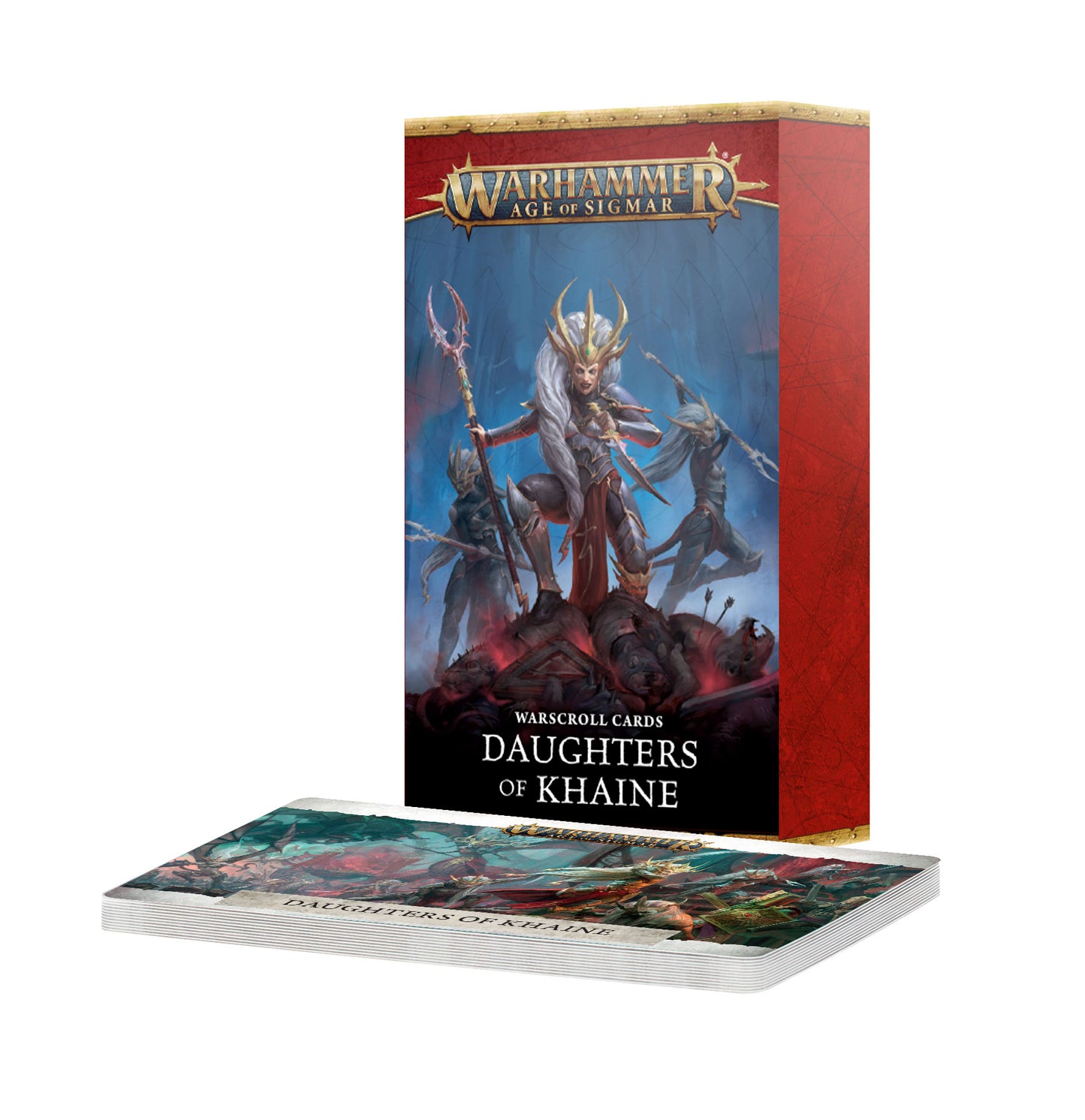 WARSCROLL CARDS: DAUGHTERS OF KHAINE ENG - Mighty Melee Games