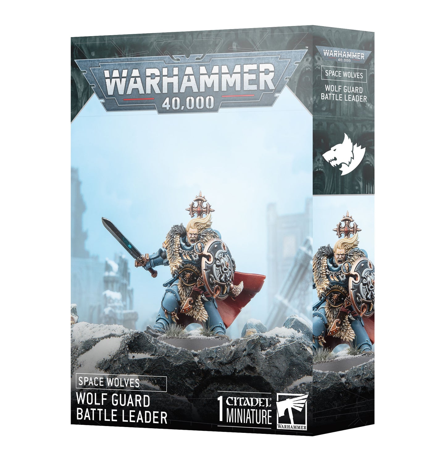 SPACE WOLVES: WOLF GUARD BATTLE LEADER - Mighty Melee Games