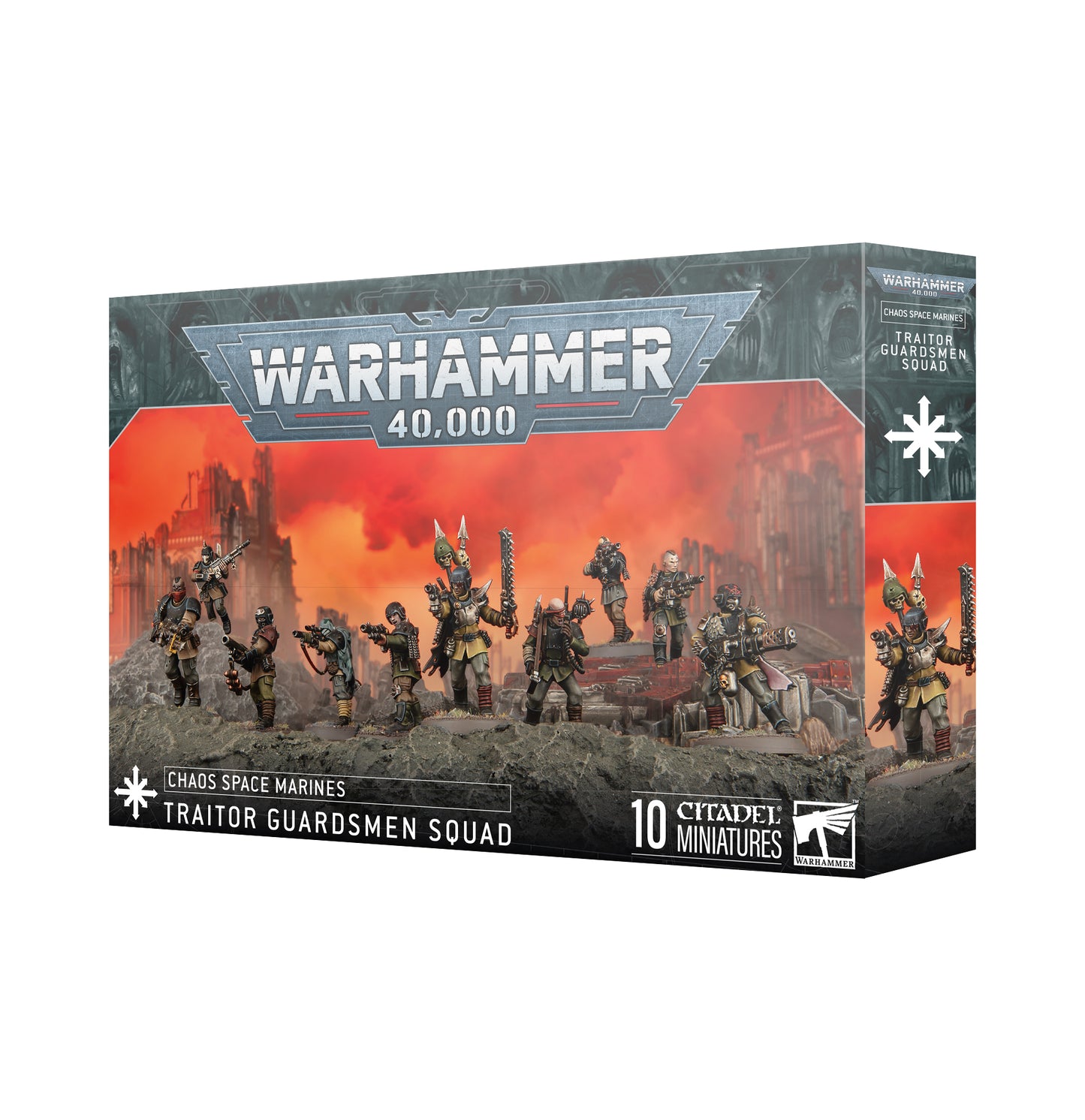 CHAOS S/MARINES: TRAITOR GUARDSMEN SQUAD - Mighty Melee Games