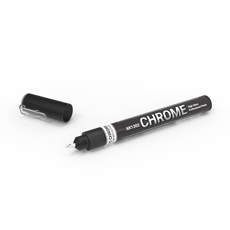 METALLIC LIQUID MARKER - CHROME - Mighty Melee Games