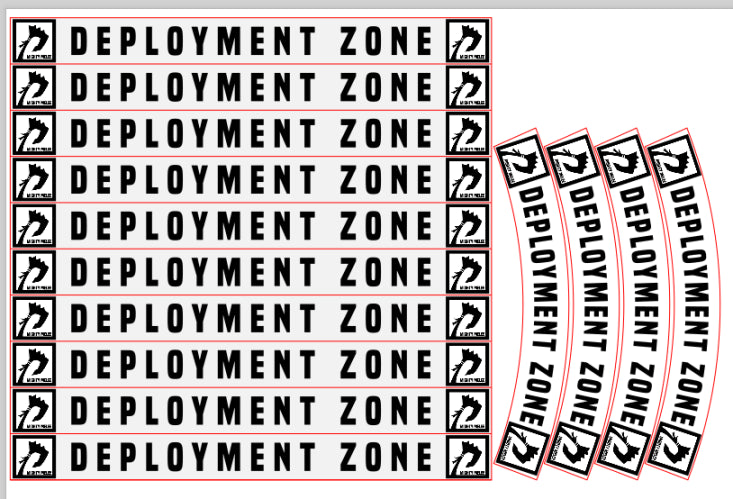 MMG: Deployment Zone Markers - Mighty Melee Games