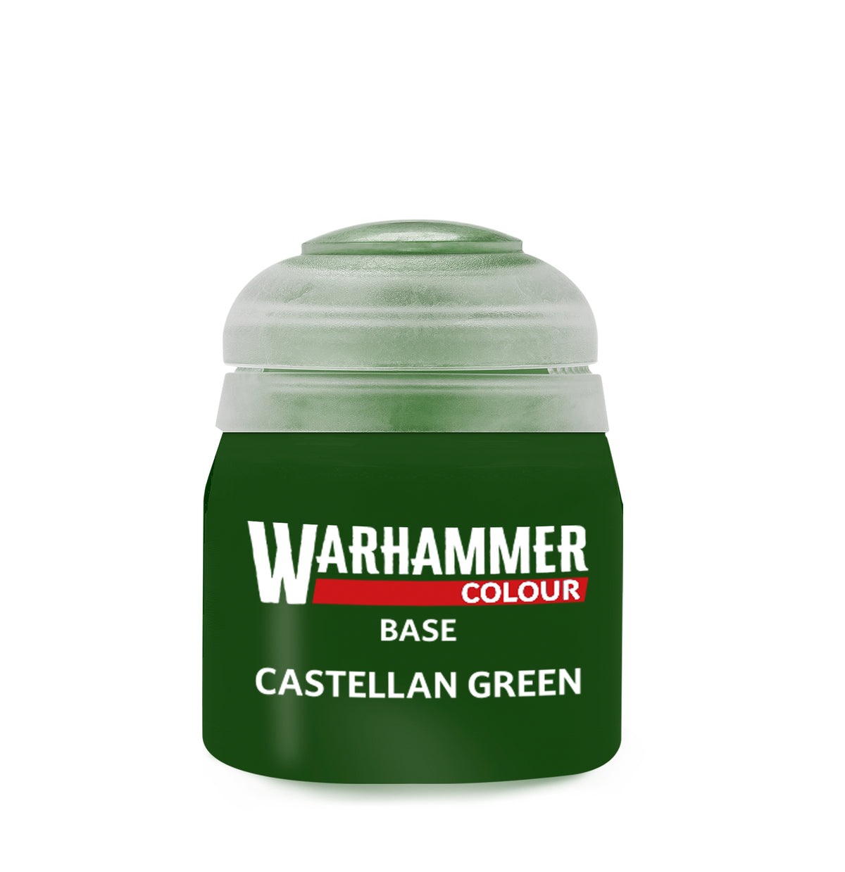 Warhammer Colour Base: Castellan Green, single 12ml pot