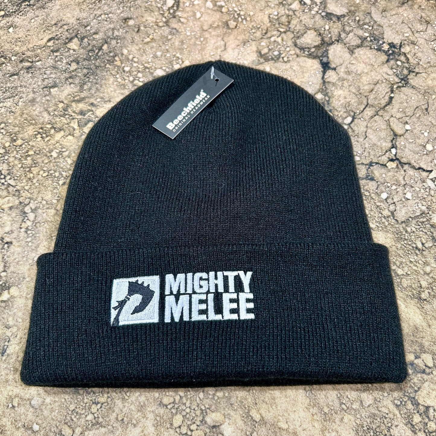 MIGHTY BEANIE (black) - Mighty Melee Games