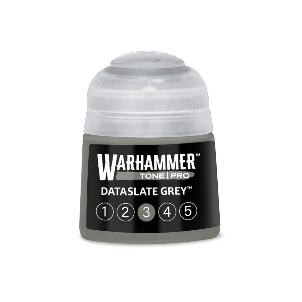 Warhammer Tone Pro: Dataslate Grey 3 12ml – individual pot