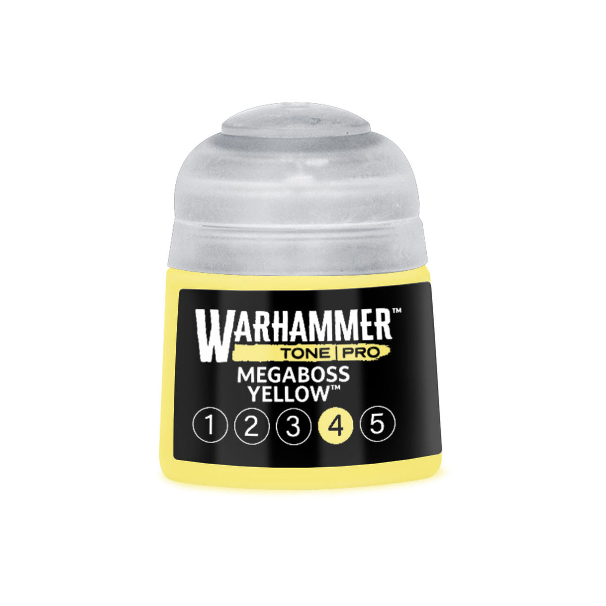 Warhammer Tone Pro: Megaboss Yellow 4 12ml – individual pot