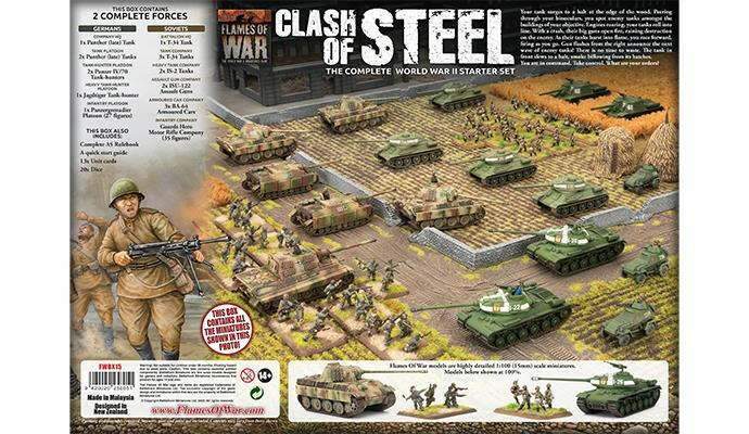 Clash of Steel Starter Set (LW German vs Soviet) - Mighty Melee Games