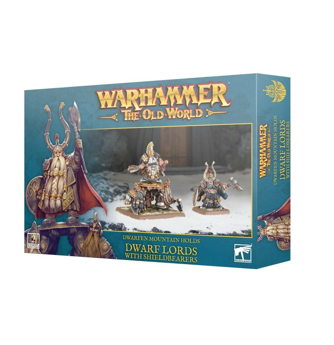 DWARFEN MOUNTAIN HOLDS: DWARF LORDS WITH SHIELDBEARERS - Mighty Melee Games