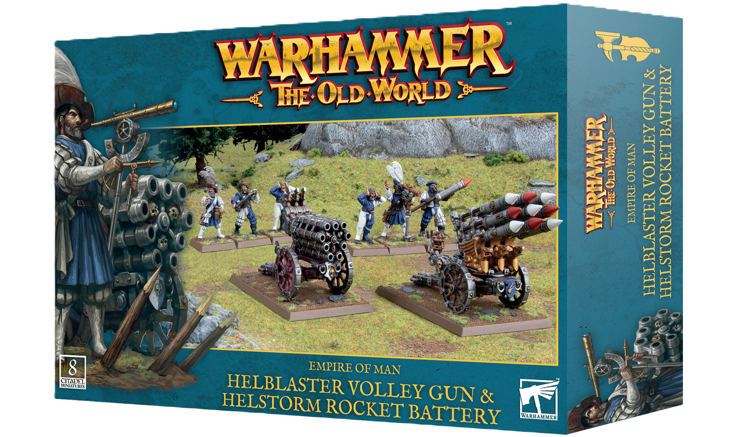 HELBLASTER VOLLEYGUN / HELSTORM BATTERY - Mighty Melee Games