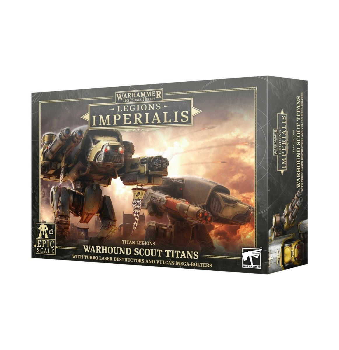 LEGIONS IMPERIALIS:WARHOUND SCOUT TITANS - Mighty Melee Games