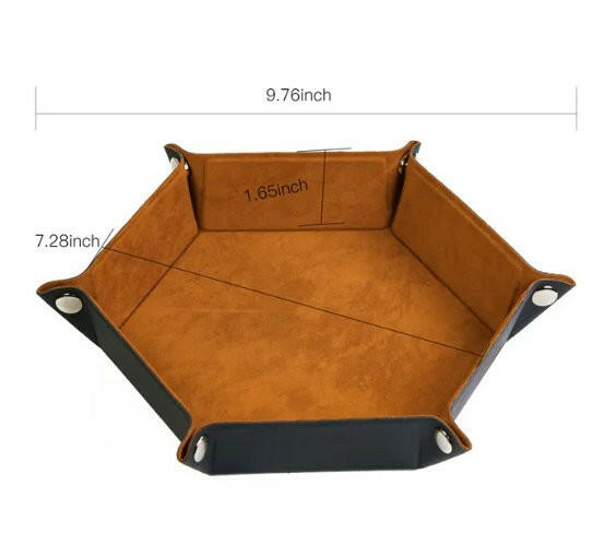 Mighty Melee Dice Tray (Hexaganol) - Mighty Melee Games