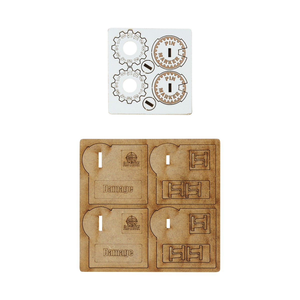 German Vehicle Pin Markers (MDF)