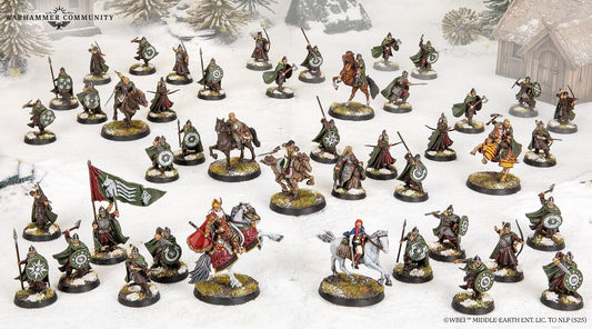 Army of Edoras miniatures – Riders of Rohan collection for Middle-earth Strategy Battle Game, Games Workshop