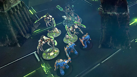 Warhammer 40K game played on Tabletop Simulator as part of the MMG online ladder