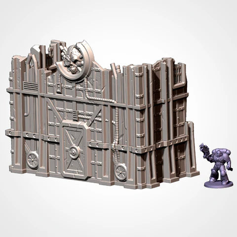 Txarli Industrial Ruins Terrain - 3D Printed - Mighty Melee Games