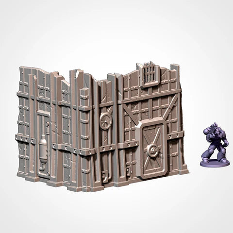 Txarli Industrial Ruins Terrain - 3D Printed - Mighty Melee Games