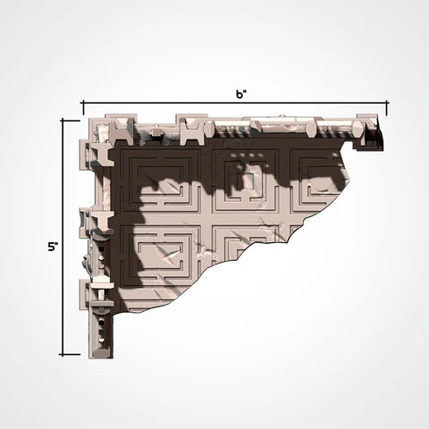 Txarli Industrial Ruins Terrain - 3D Printed - Mighty Melee Games