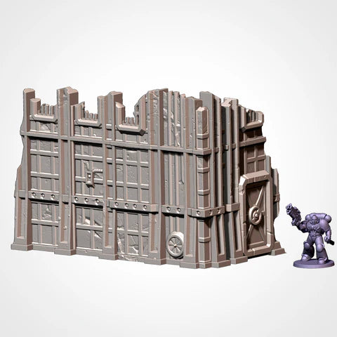 Txarli Industrial Ruins Terrain - 3D Printed - Mighty Melee Games
