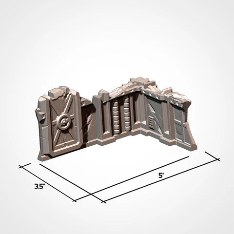 Txarli Industrial Ruins Terrain - 3D Printed - Mighty Melee Games