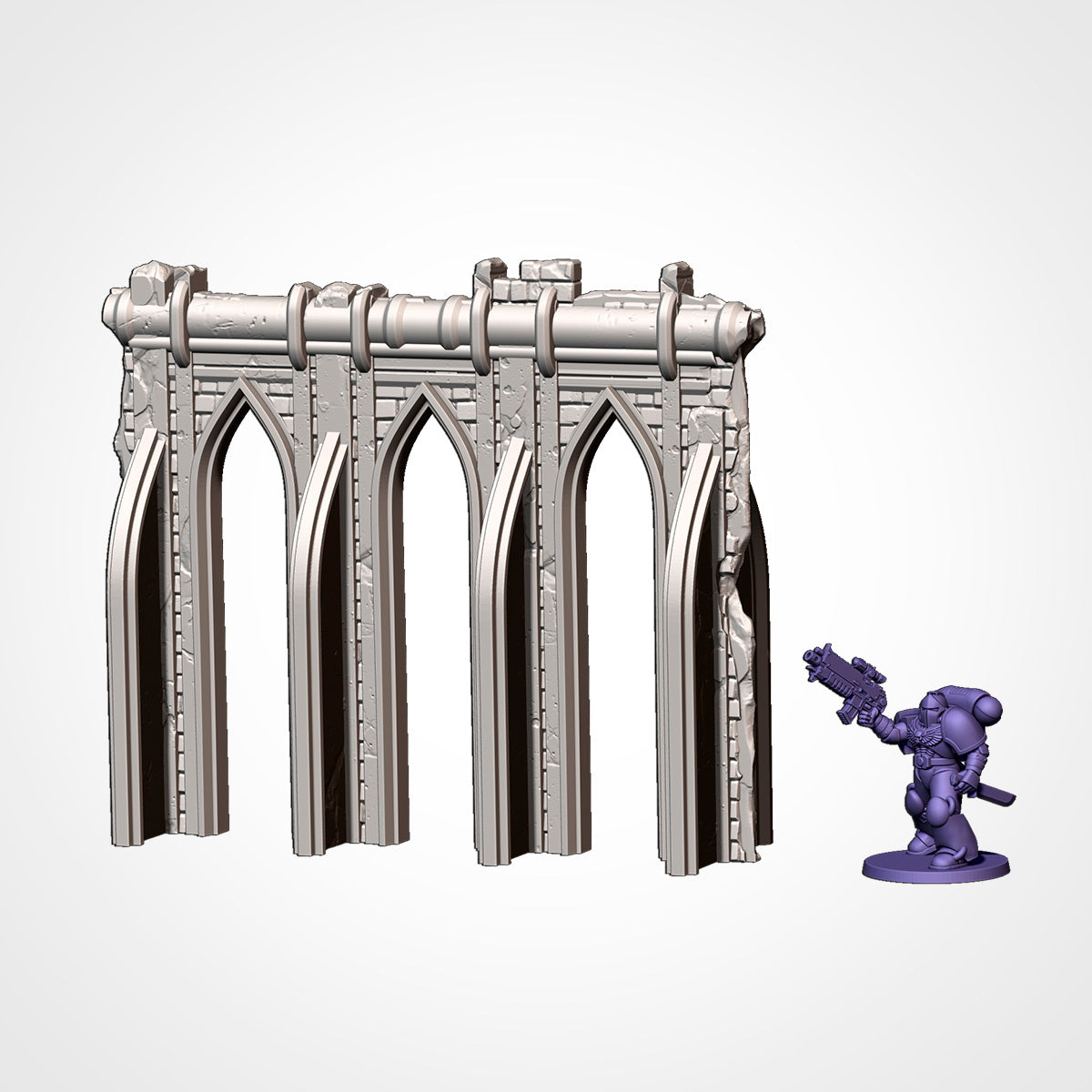 Txarli Classic Ruins Terrain Set - 3D Printed