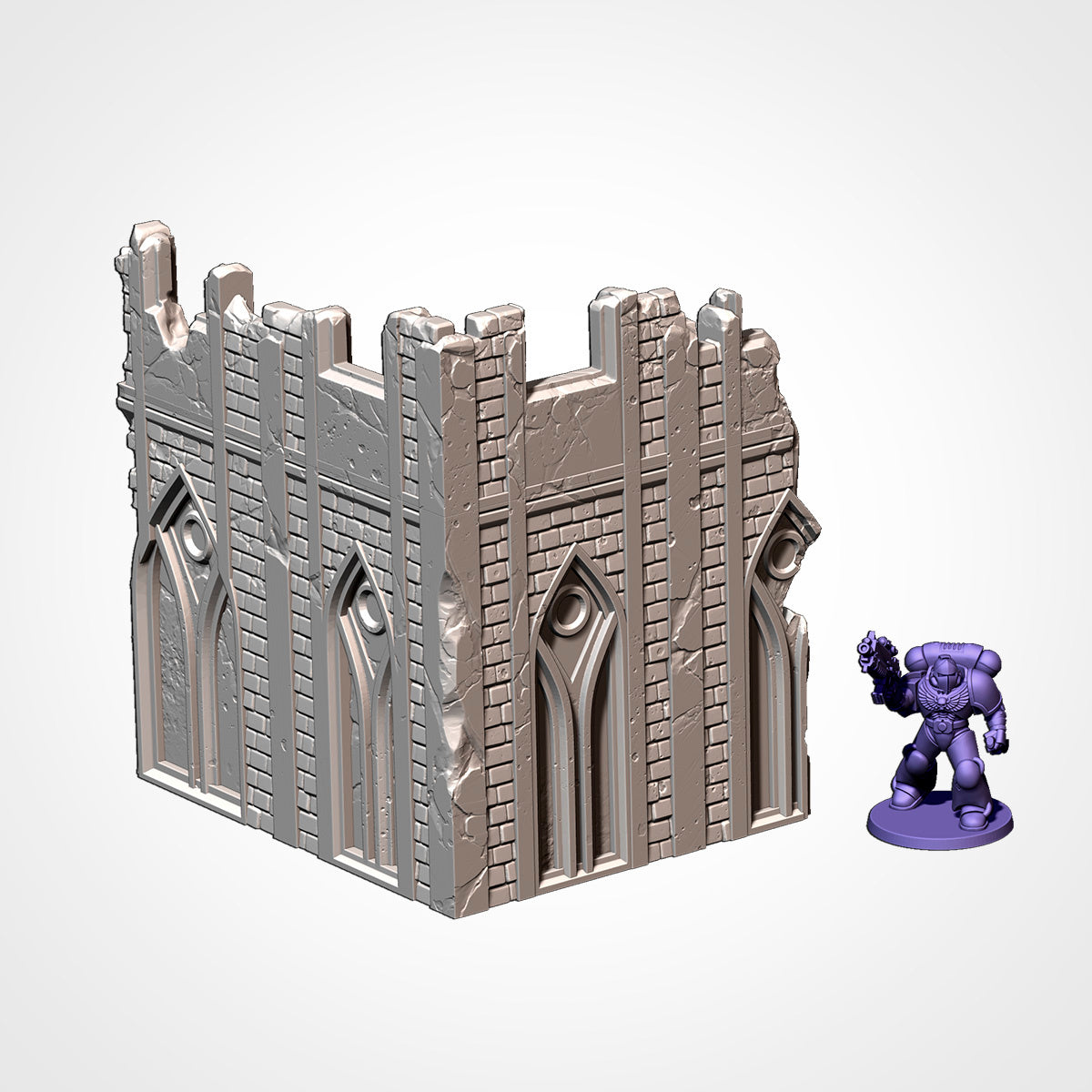 Txarli Classic Ruins Terrain Set - 3D Printed