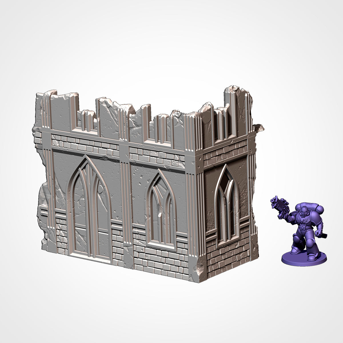 Txarli Classic Ruins Terrain Set - 3D Printed