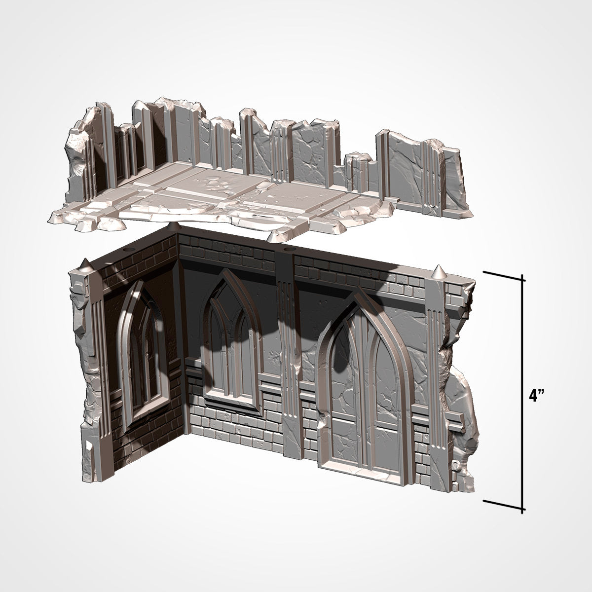 Txarli Classic Ruins Terrain Set - 3D Printed