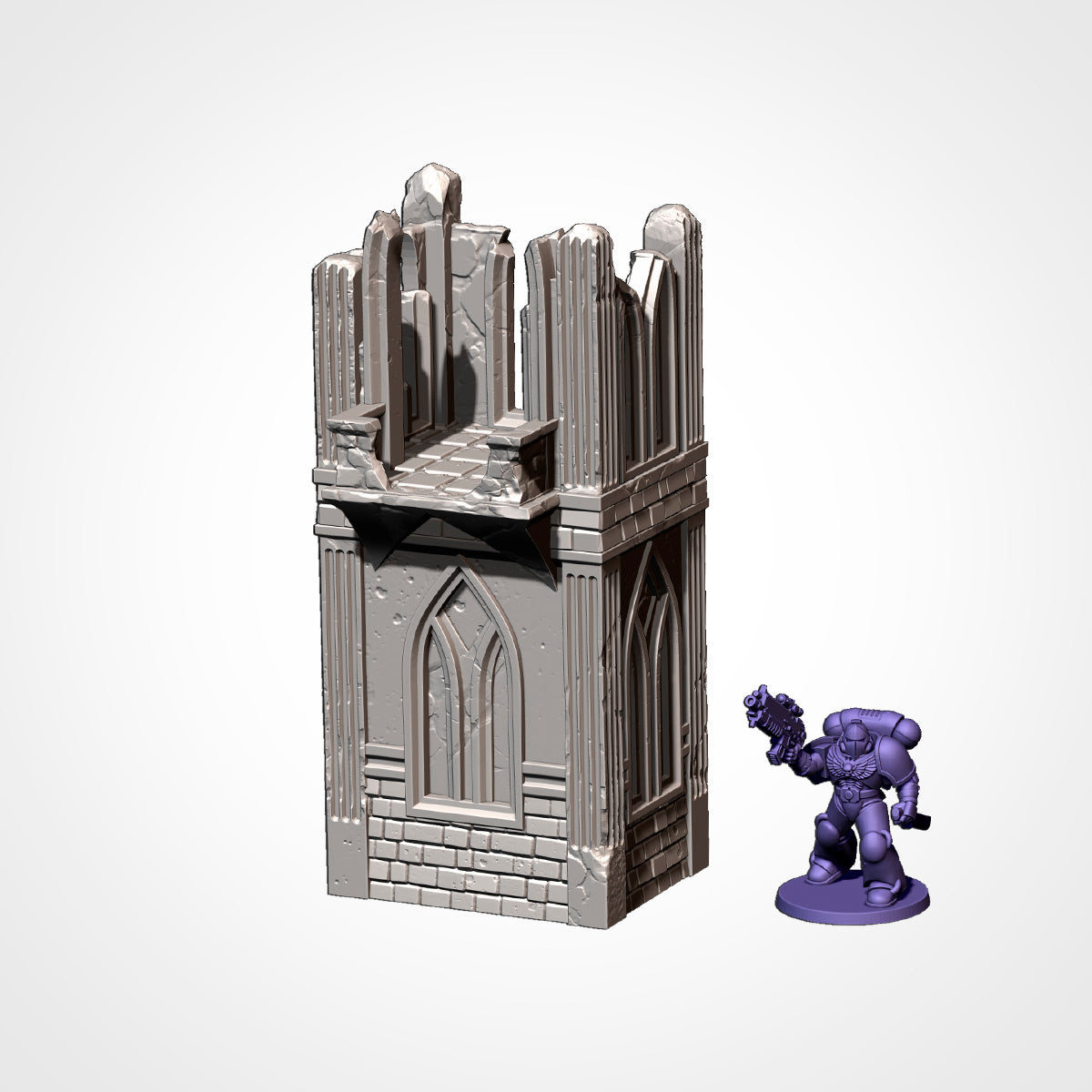 Txarli Classic Ruins Terrain Set - 3D Printed