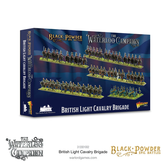 Black Powder Epic Battles: Waterloo - British Light Cavalry Brigade - Mighty Melee Games