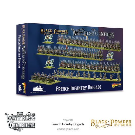 Black Powder Epic Battles: Waterloo - French Infantry Brigade - Mighty Melee Games