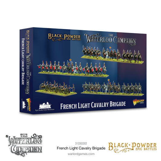 Black Powder Epic Battles: Waterloo - French Light Cavalry Brigade - Mighty Melee Games