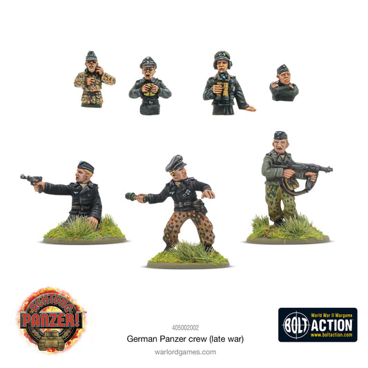 Achtung Panzer! German Army tank crew (late war) - Mighty Melee Games