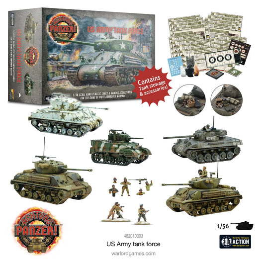 Achtung Panzer! US Army tank force - Mighty Melee Games