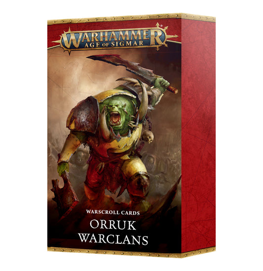 WARSCROLL CARDS: ORRUK WARCLANS (ENG)