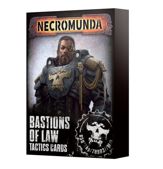 NECROMUNDA:BASTIONS OF LAW TACTICS CARDS - Mighty Melee Games