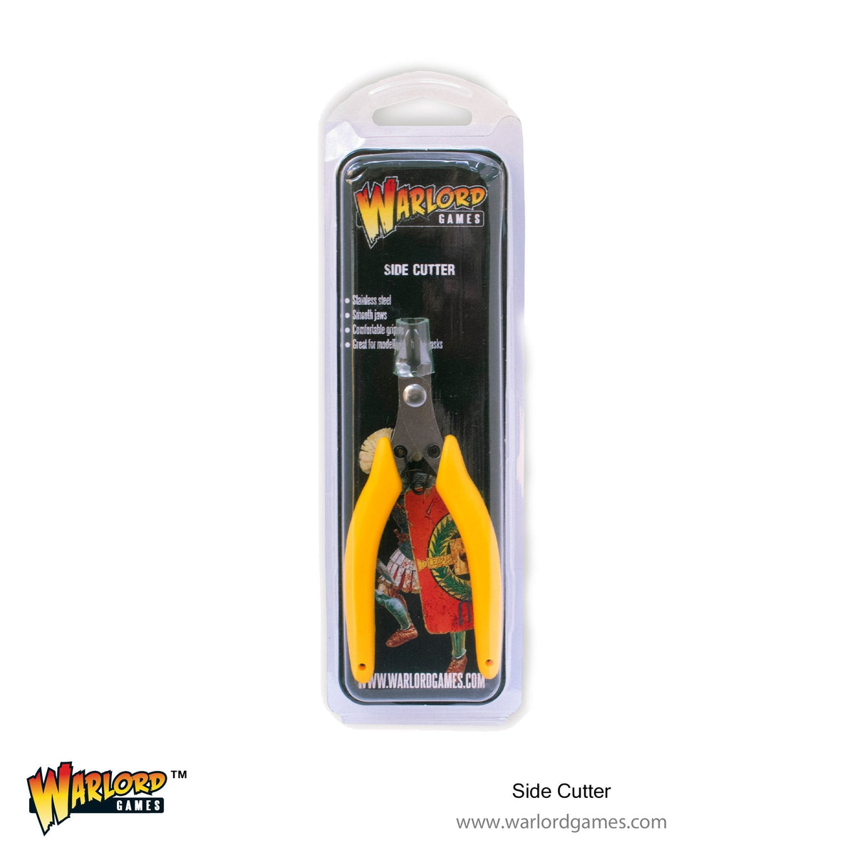Warlord Games hobby side cutter tool for model assembly, featuring ergonomic handles and precision cutting blades.