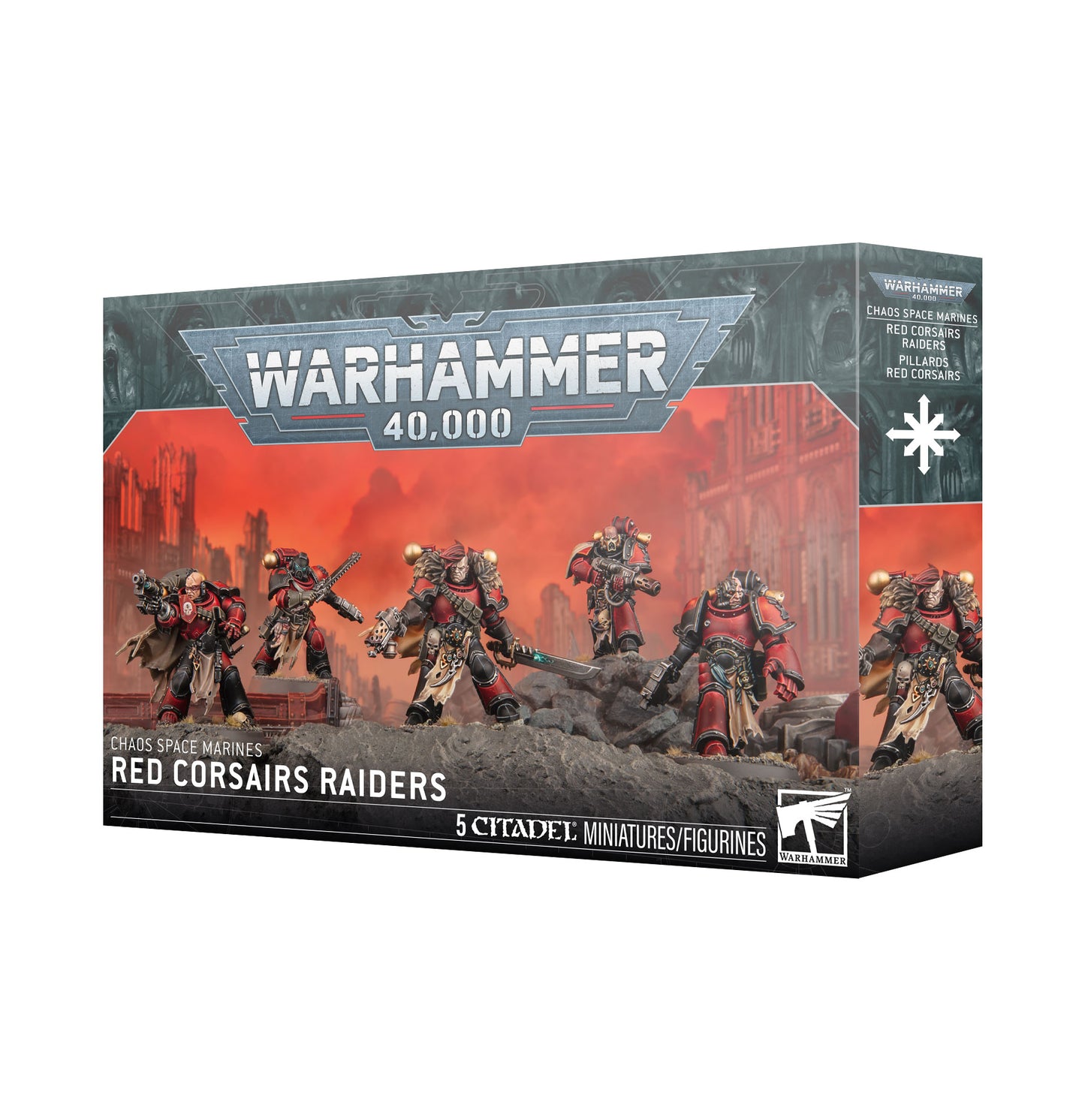 CHAOS SPACE MARINES: RED CORSAIRS RAIDERS - Mighty Melee Games
