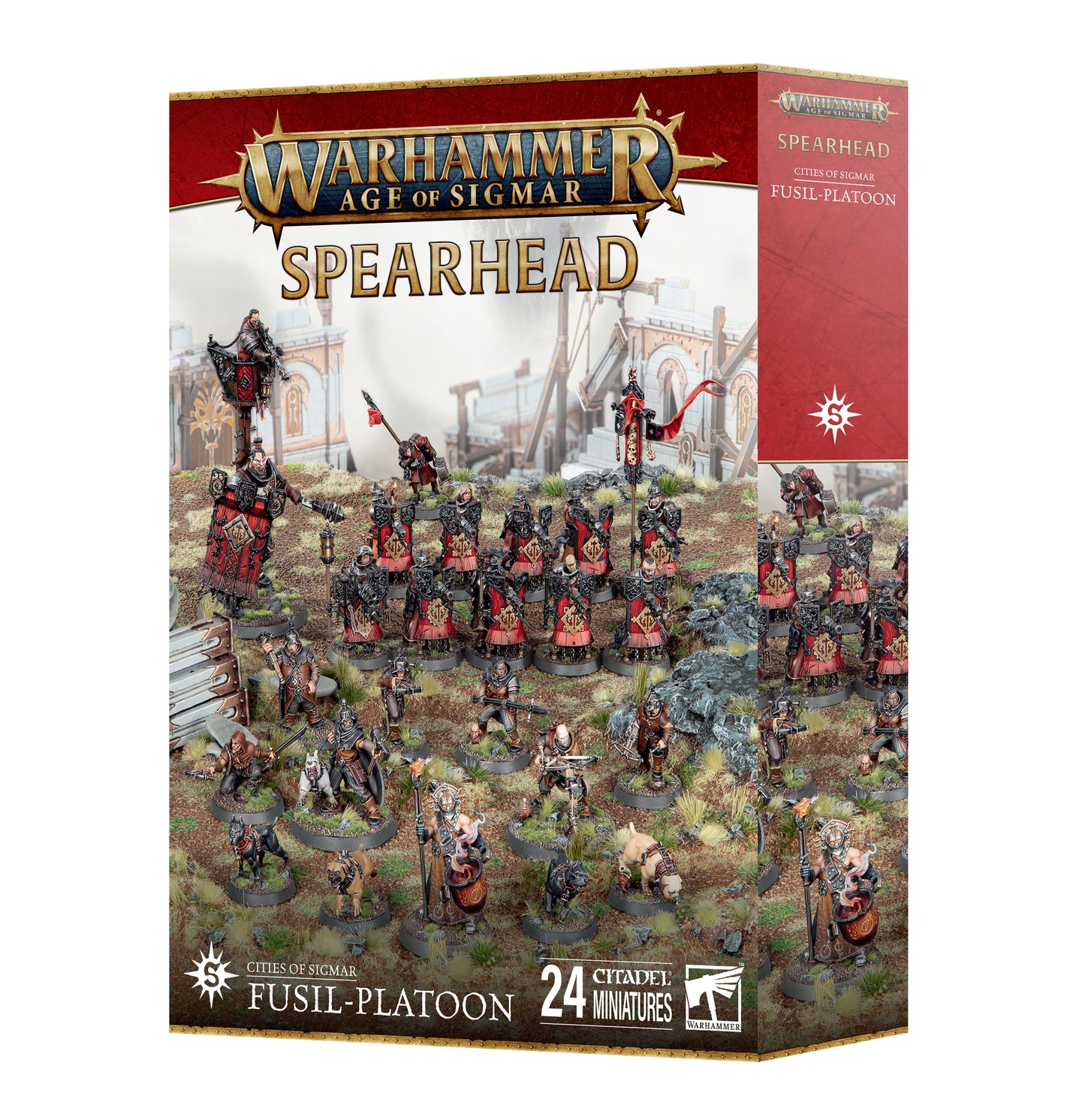SPEARHEAD:CITIES OF SIGMAR FUSIL-PLATOON - Mighty Melee Games