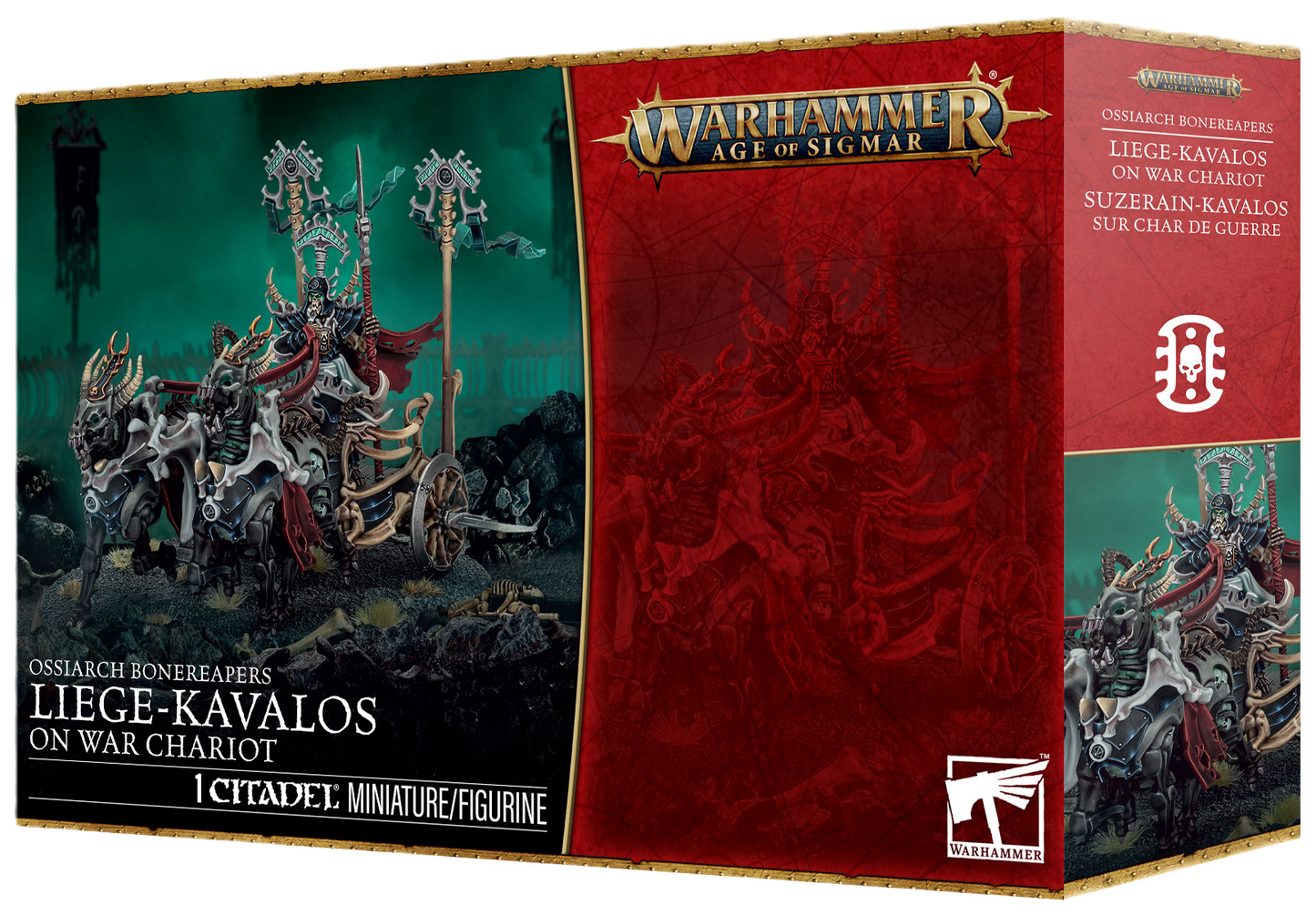OSSIARCH BONEREAPERS: LIEGE-KAVALOS ON WAR CHARIOT - Mighty Melee Games