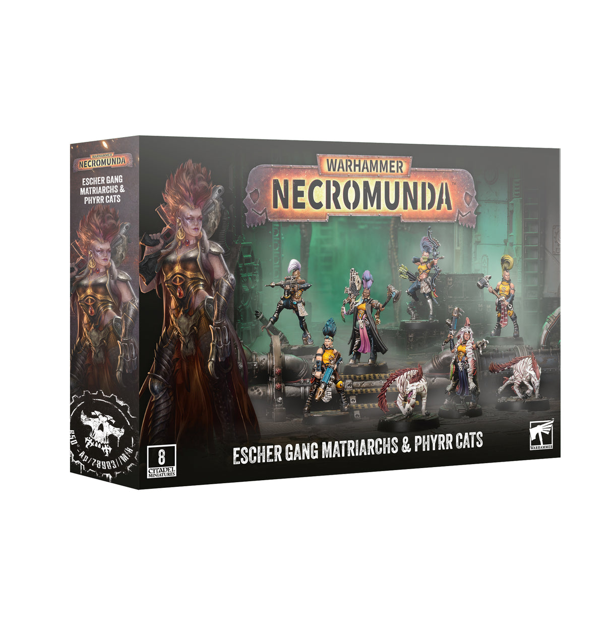Necromunda: Escher Gang Matriarchs & Phyrr Cats