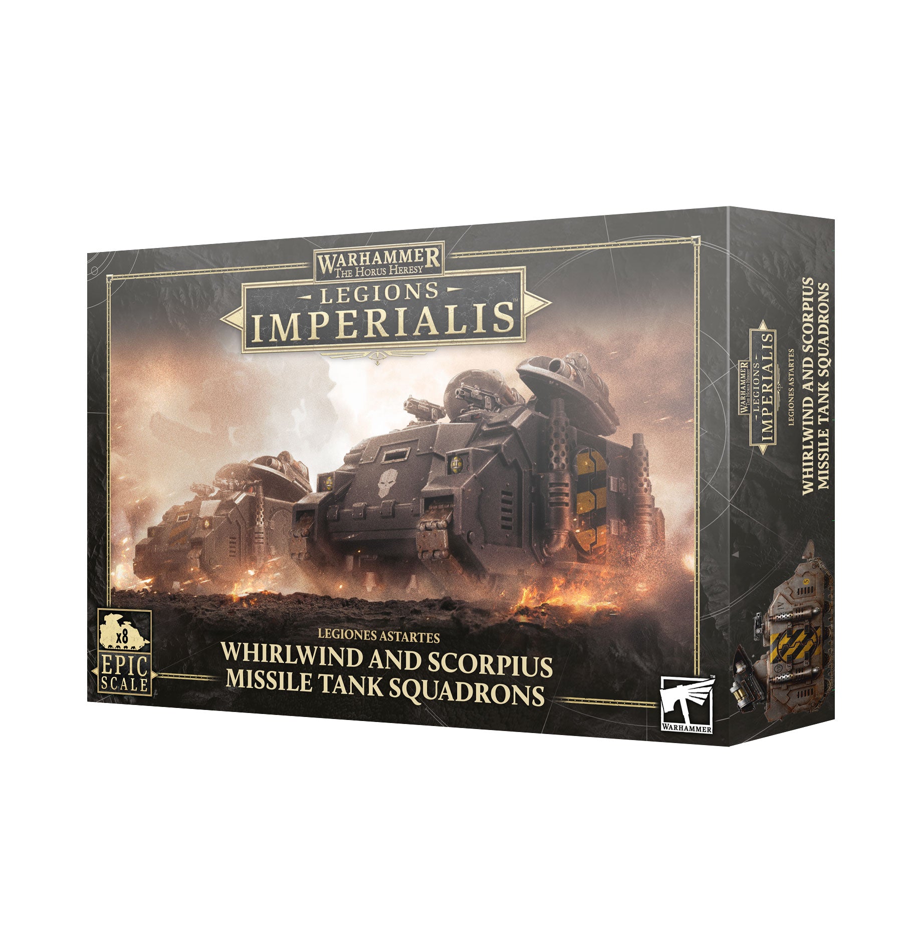 LEGIONS IMPERIALIS: WHIRLWIND/SCORPIUS MISSILE TANK SQUADRON - Mighty Melee Games