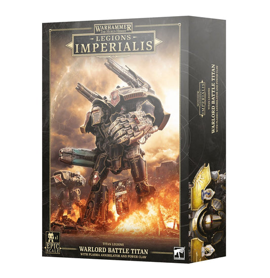 LEGIONS IMPERIALIS: WARLORD TITAN WITH PLASMA ANNIHILATOR - Mighty Melee Games