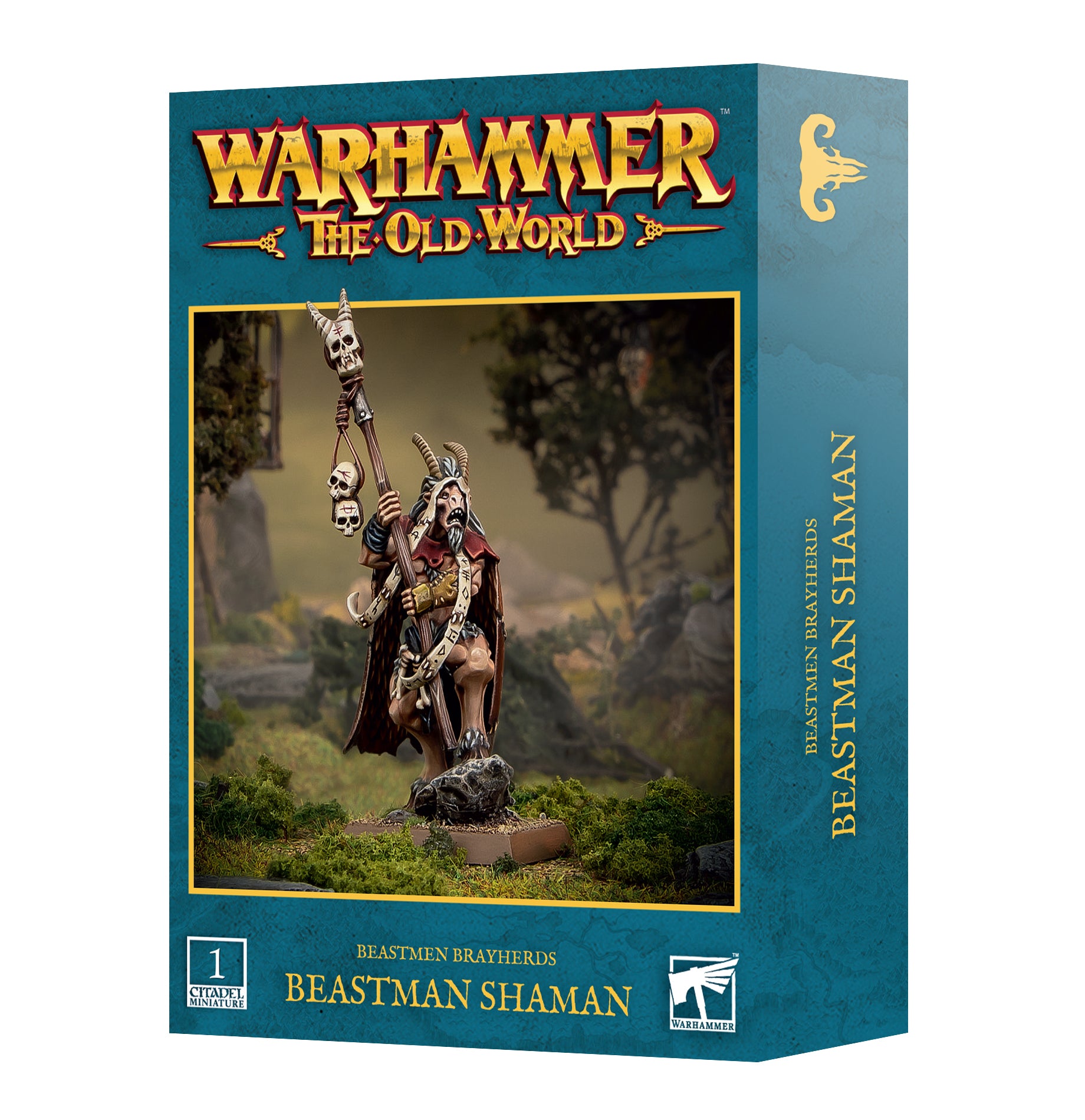 BEASTMEN BRAYHERDS: BEASTMAN SHAMAN - Mighty Melee Games