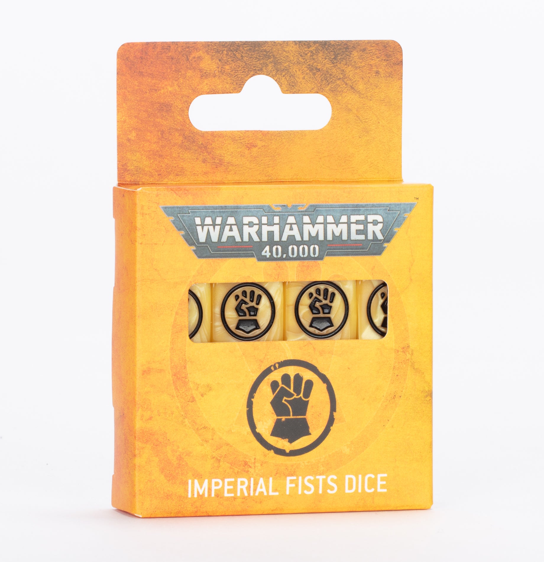 WARHAMMER 40000: IMPERIAL FISTS DICE - Mighty Melee Games