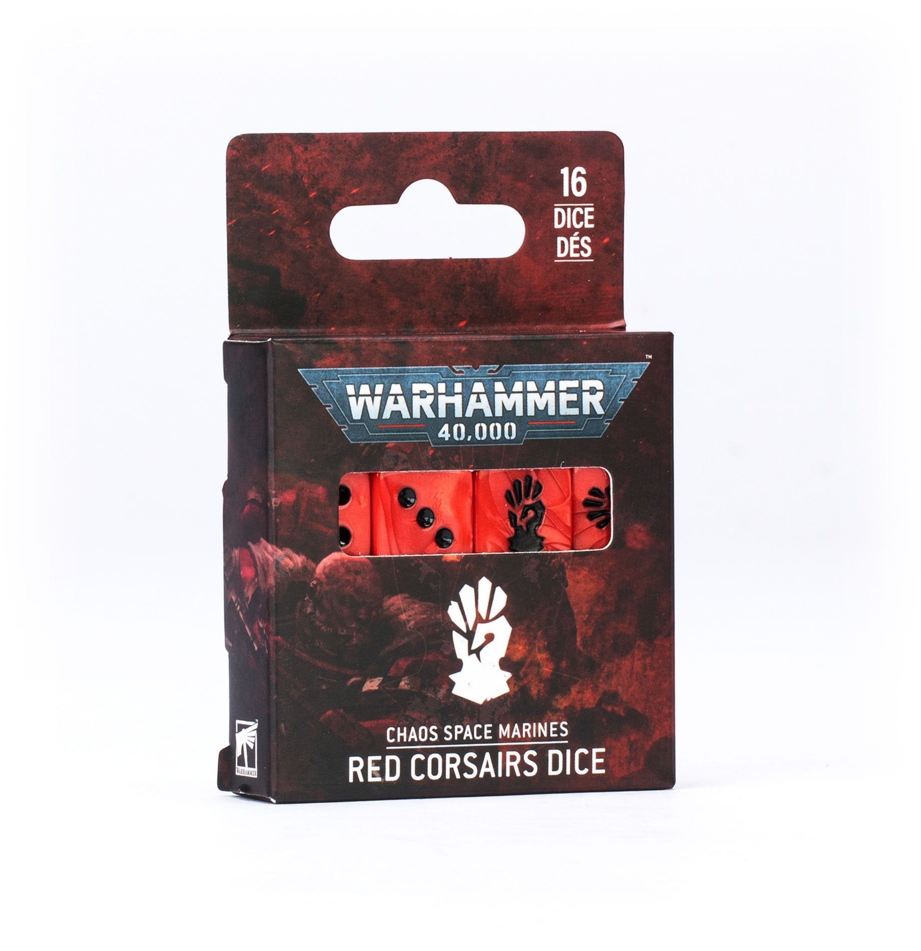 CHAOS SPACE MARINES: RED CORSAIRS DICE - Mighty Melee Games