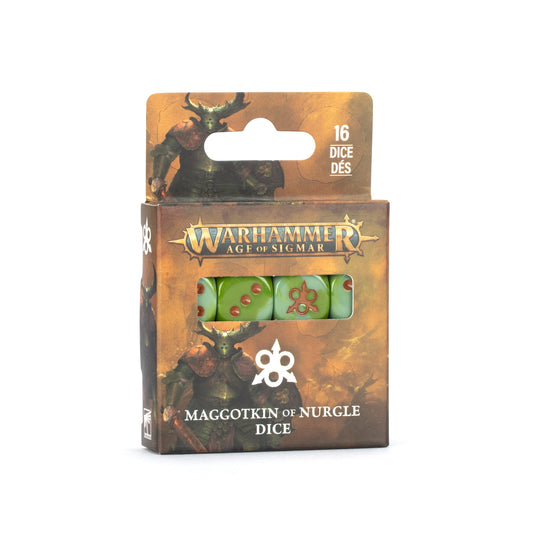 AGE OF SIGMAR: MAGGOTKIN OF NURGLE DICE - Mighty Melee Games
