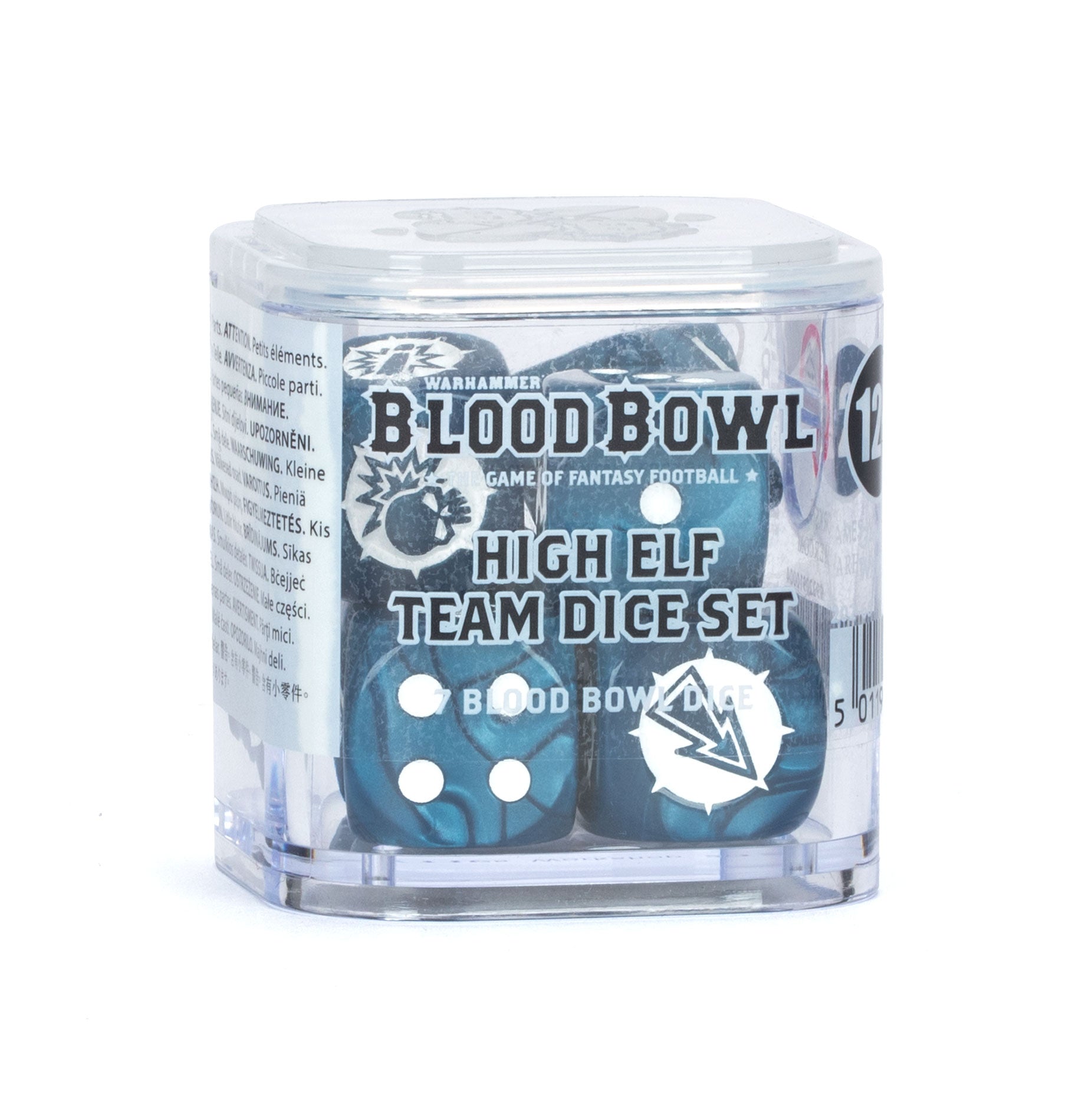 BLOOD BOWL: HIGH ELF TEAM DICE SET - Mighty Melee Games