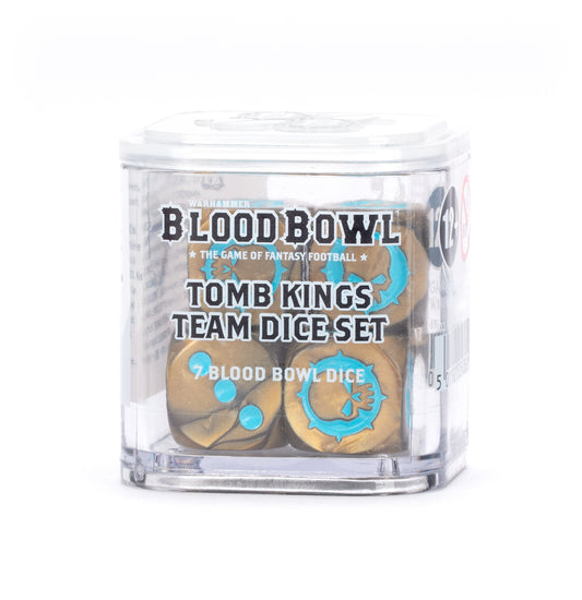 BLOOD BOWL: TOMB KINGS TEAM DICE SET - Mighty Melee Games